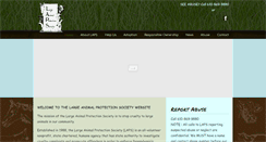 Desktop Screenshot of largeanimalprotectionsociety.org